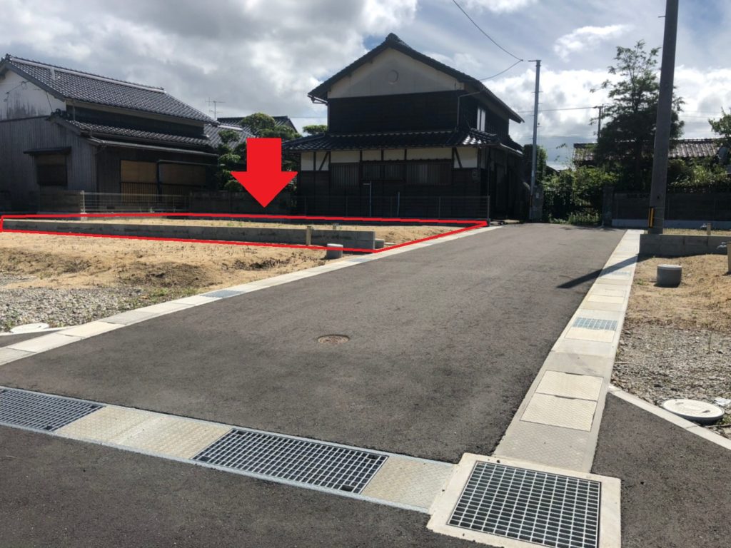 4区画分譲地の1画です♪ 4区画分譲地の1画です♪