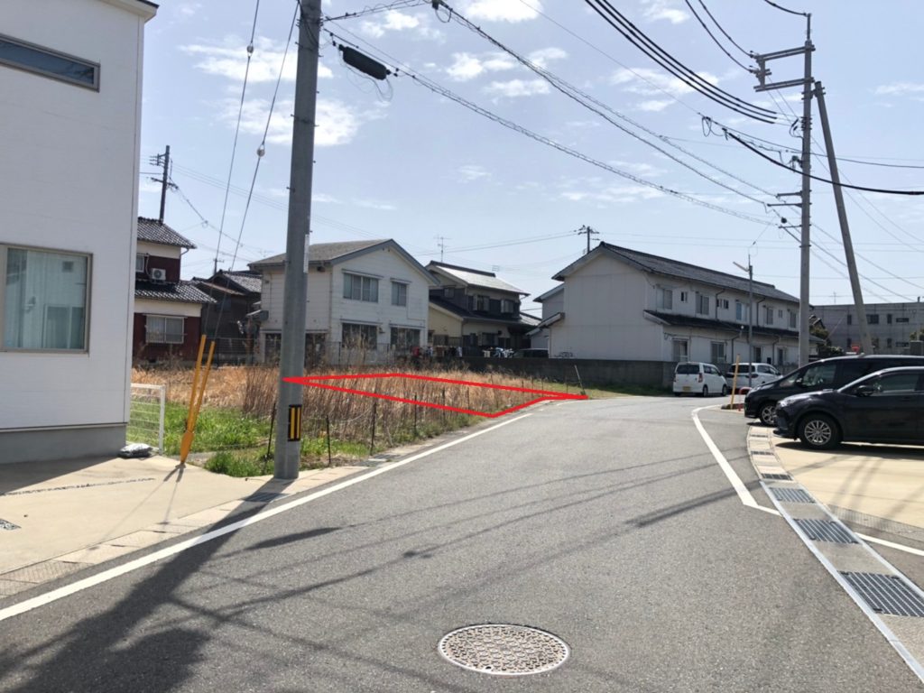 北側より撮影 北側より撮影