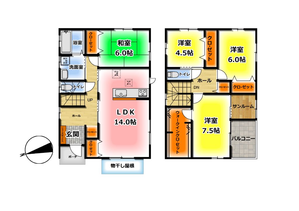 (間取) (間取)