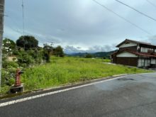 【土地】 2022/03 仲介 ◆八頭町久能寺（郡家西小学校区）◆118坪♪建築条件無し