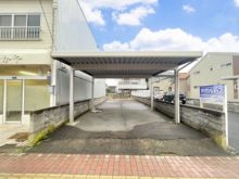 【売土地】2023/08 売主◆吉方町（修立小学校区）◆39坪建築条件なし◆カーポート付◆鳥取駅徒歩圏内◆大通り沿い